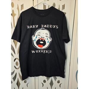 Elle King Baby Daddys Weekend Graphic T Shirt Black Tour Tee Large NWOT